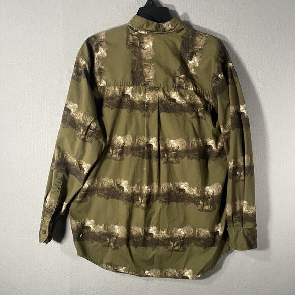Outdoor Life Deer Hunting Outdoor Button Down Long Sleeve Shirt Mens Medium - Picture 5 of 7